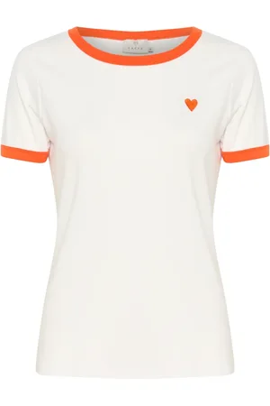Kaffe Mujer, Camisetas, Blanco, Talla: 2XL