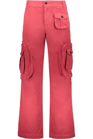 Heron Preston Hombre, Pantalones, Rojo, Talla: L