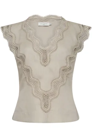 Copenhagen Muse Mujer, Blusas y Camisas, Gris, Talla: S