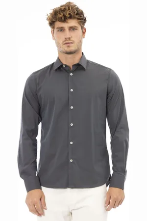 BALDININI Hombre, Camisas, Gris, Talla: 4XL