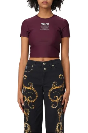 VERSACE Mujer, Camisetas, Púrpura, Talla: S