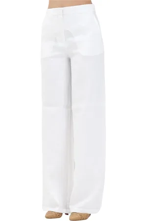 Max Mara Mujer, Pantalones, Blanco, Talla: S