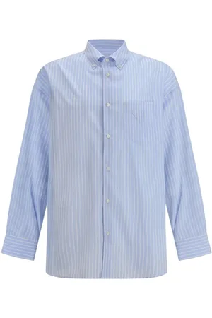 Prada Hombre, Camisas, Azul, Talla: S