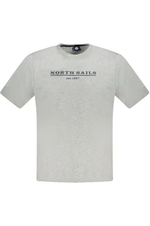North Sails Hombre, Camisetas, Gris, Talla: 2XL