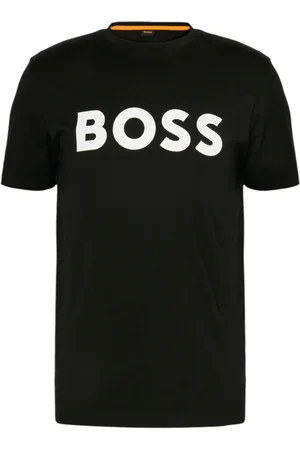 HUGO BOSS Hombre, Camisetas, Negro, Talla: M