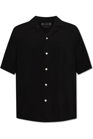 AllSaints Hombre, Camisas, Negro, Talla: 2XL