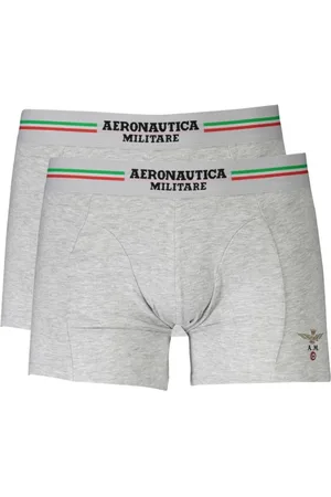Aeronautica Militare Hombre, Ropa interior, Gris, Talla: M