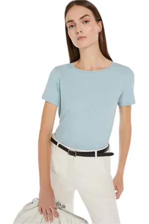 Max Mara Mujer, Camisetas, Azul, Talla: L