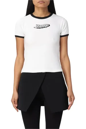 AMBUSH Mujer, Camisetas, Blanco, Talla: S