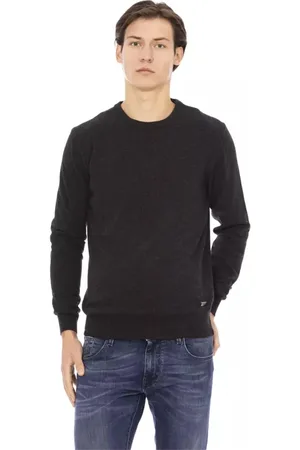 BALDININI Hombre, Jerseys, Negro, Talla: L