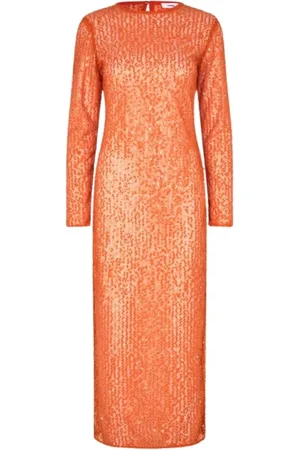 Samsøe Samsøe Mujer, Vestidos, Naranja, Talla: S