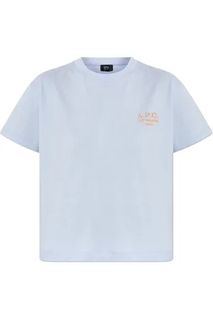 A.P.C. Mujer, Camisetas, Azul, Talla: S