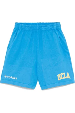 Sporty & Rich Mujer, Pantalones cortos, Azul, Talla: L