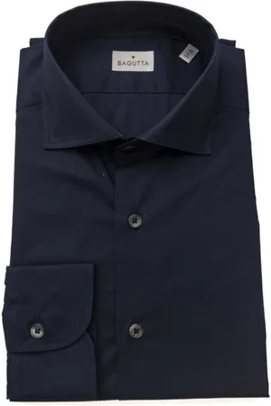 BAGUTTA Hombre, Camisas, Azul, Talla: S