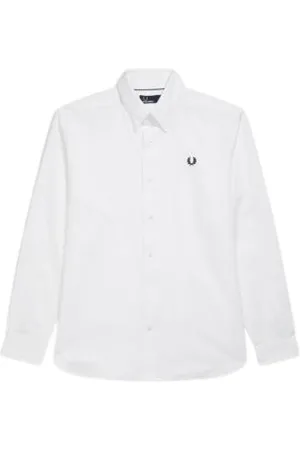 Fred Perry Hombre, Camisas, Blanco, Talla: 2XL