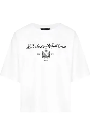 Dolce & Gabbana Mujer, Camisetas, Blanco, Talla: M