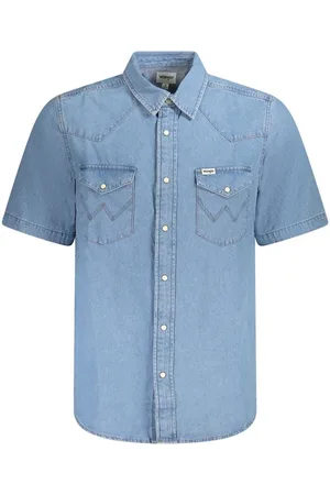 Wrangler Hombre, Camisas, Azul, Talla: S