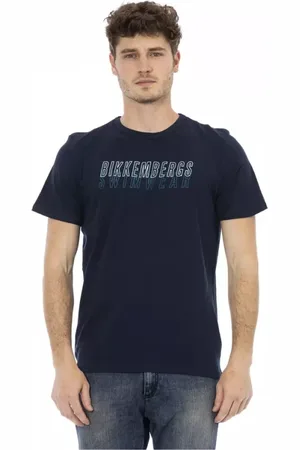 Bikkembergs Hombre, Camisetas, Azul, Talla: XL