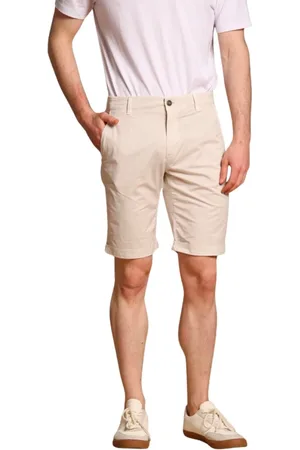 Masons Hombre, Pantalones cortos, Blanco, Talla: 3XL