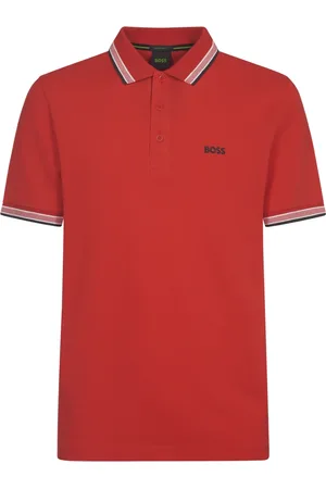 HUGO BOSS Hombre, Camisetas, Rojo, Talla: M