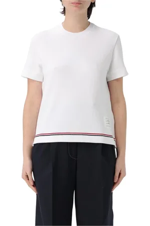 Thom Browne Mujer, Camisetas, Blanco, Talla: M