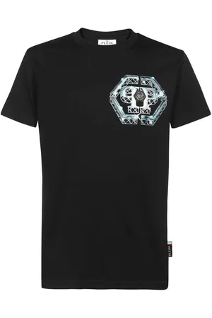 Philipp Plein Hombre, Camisetas, Negro, Talla: S