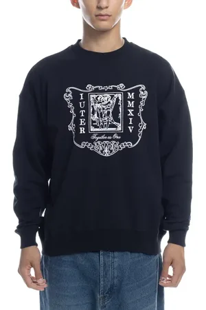 IUTER Hombre, Sudaderas, Negro, Talla: M