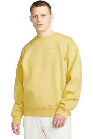 Nike Hombre, Sudaderas, Amarillo, Talla: XS