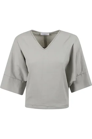 Fabiana Filippi Mujer, Blusas y Camisas, Gris, Talla: S