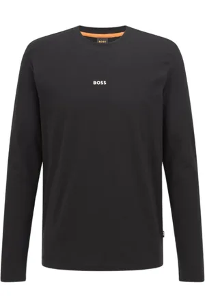HUGO BOSS Hombre, Camisetas, Negro, Talla: S