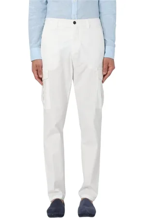 ELEVENTY Hombre, Pantalones, Blanco, Talla: W32