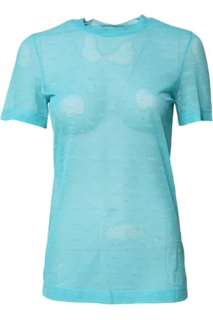 Dolce & Gabbana Mujer, Camisetas, Azul, Talla: M