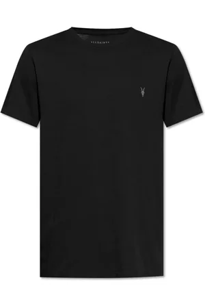 AllSaints Hombre, Camisetas, Negro, Talla: L