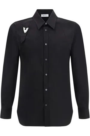 Alexander McQueen Hombre, Camisas, Negro, Talla: M