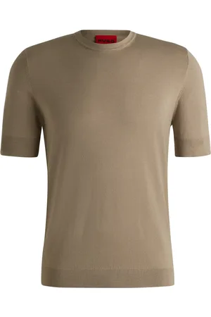 HUGO BOSS Hombre, Jerseys, Marrón, Talla: S