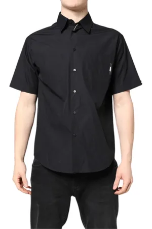 Msgm Hombre, Camisas, Negro, Talla: S