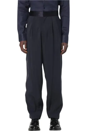 Giorgio Armani Hombre, Pantalones, Azul, Talla: L