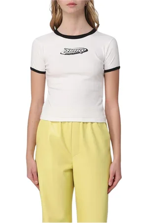 AMBUSH Mujer, Camisetas, Blanco, Talla: S