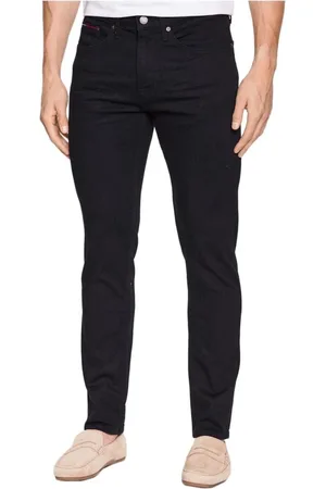 Tommy Hilfiger Hombre, Vaqueros, Negro, Talla: W30 L30