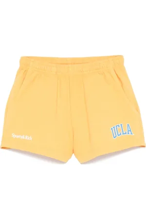 Sporty & Rich Mujer, Pantalones cortos, Amarillo, Talla: M