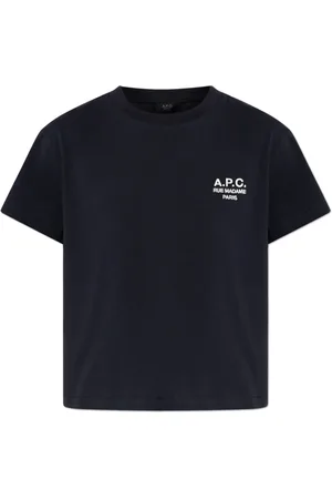 A.P.C. Mujer, Camisetas, Negro, Talla: L