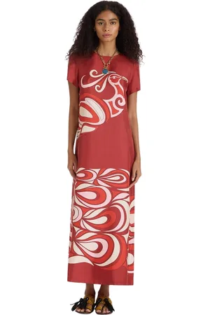 La DoubleJ Mujer, Vestidos, Rojo, Talla: 2XL