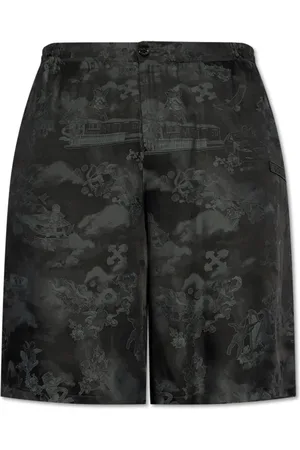 OFF-WHITE Hombre, Pantalones cortos, Negro, Talla: S