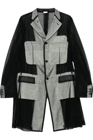 Comme des Garçons Hombre, Abrigos, Negro, Talla: M