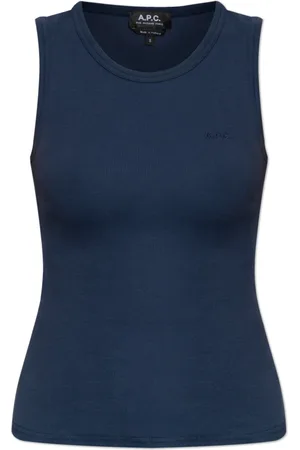 A.P.C. Mujer, Camisetas, Azul, Talla: L