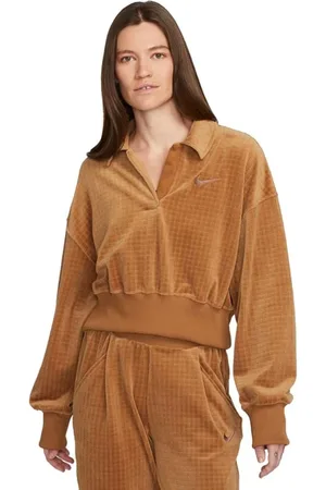 Nike Mujer, Sudaderas, Marrón, Talla: M