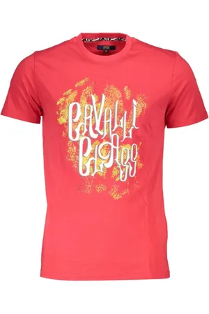 Roberto Cavalli Hombre, Camisetas, Rojo, Talla: M