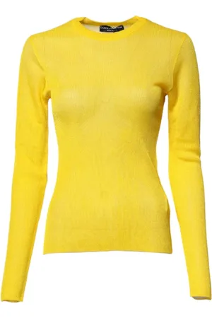 Dolce & Gabbana Mujer, Jerseys, Amarillo, Talla: 3XS