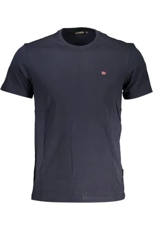Napapijri Hombre, Camisetas, Azul, Talla: M
