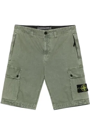 Stone Island Hombre, Pantalones cortos, Verde, Talla: W30